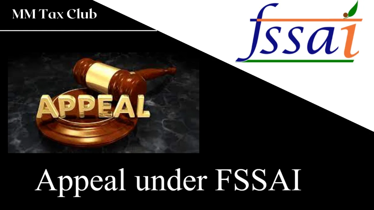 Appeal under FSSAI,